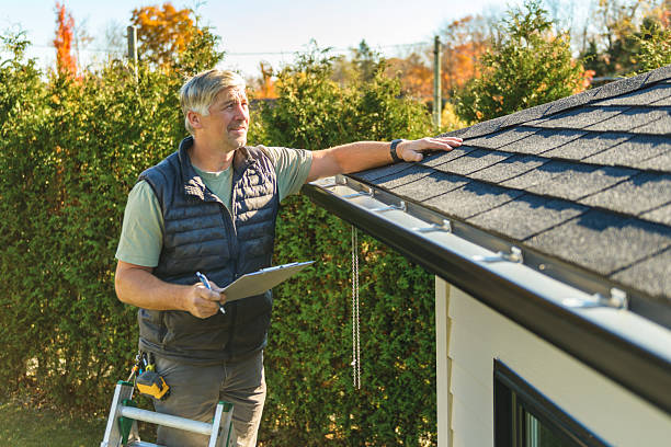 Professional Roof Replacement technician working in Angels Camp, CA